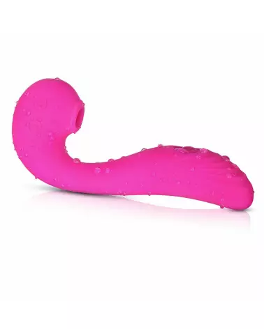 Image du vibromasseur Angel 3 en 1 de Honey Play Box, stimulation point G et clitoris, en rose-6