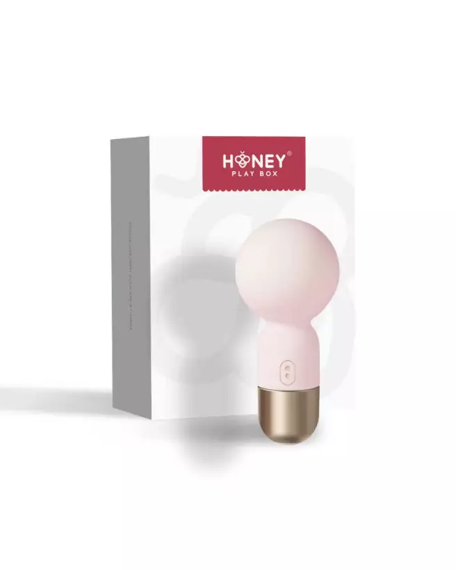 Mini Vibromasseur de Poche Honey Play Box Rose pour Stimulation Discrète-2
