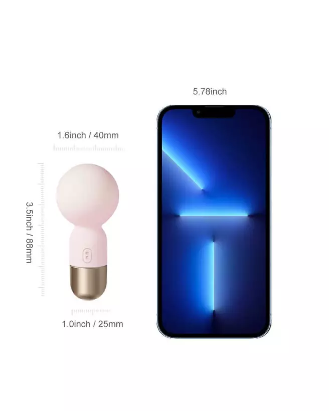 Mini Vibromasseur de Poche Honey Play Box Rose pour Stimulation Discrète-5