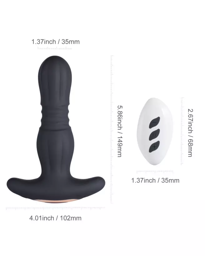 Image du Plug Va et Vient Télécommandé Honey Play Box pour stimulation anale-5