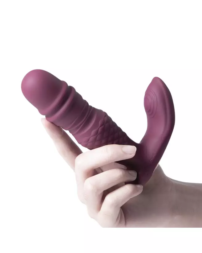Ryder vibromasseur double stimulation point G avec application Honey Play Box-4