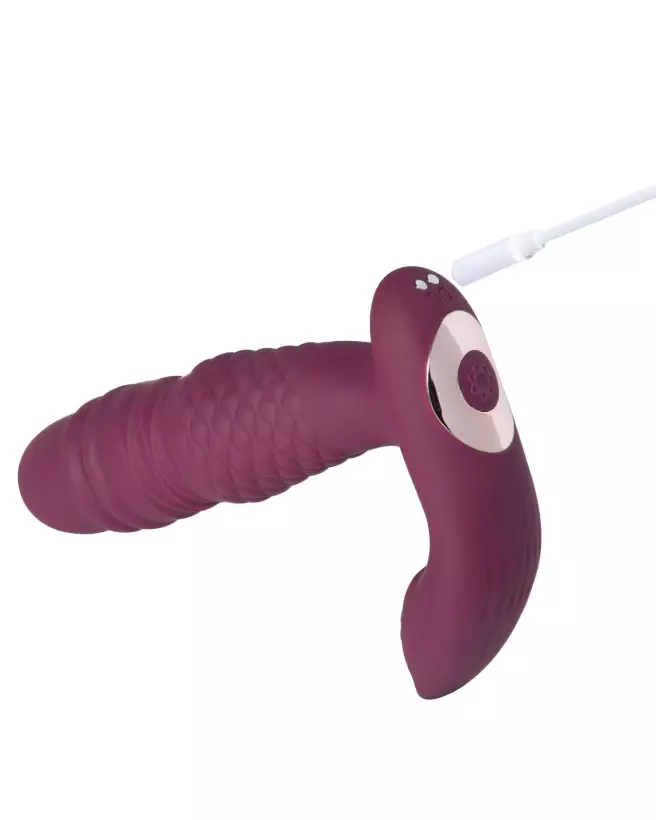 Ryder vibromasseur double stimulation point G avec application Honey Play Box-5