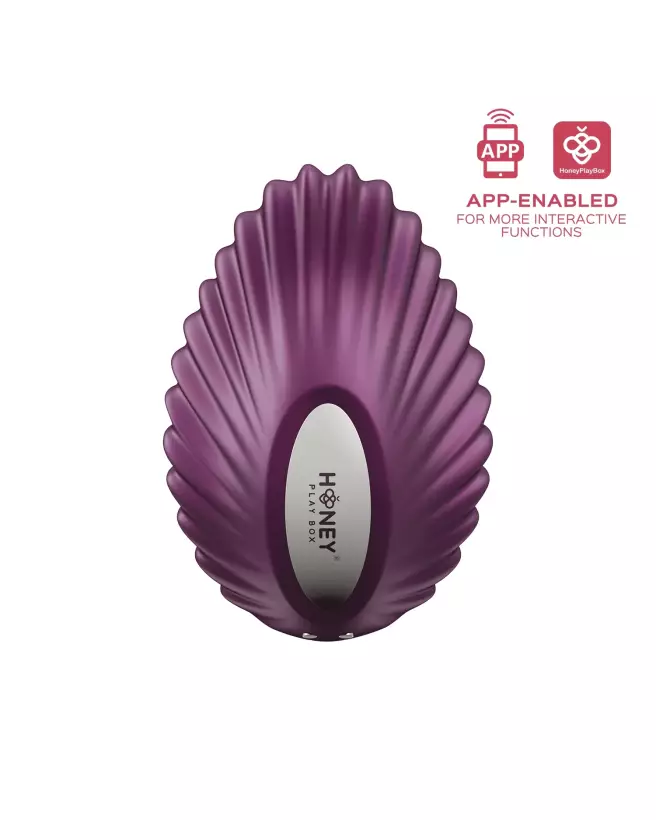 Image du vibromasseur Pearl Violet de Honey Play Box contrôlé par application, culotte vibrante technologique-2