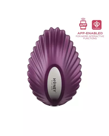 Image du vibromasseur Pearl Violet de Honey Play Box contrôlé par application, culotte vibrante technologique-2