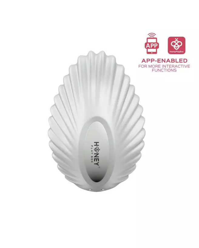 Image du Vibromasseur Pearl Blanc Honey Play Box avec contrôle par application-5