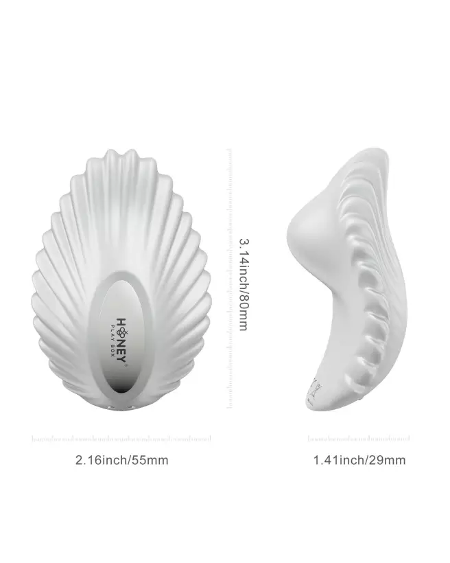Image du Vibromasseur Pearl Blanc Honey Play Box avec contrôle par application-7