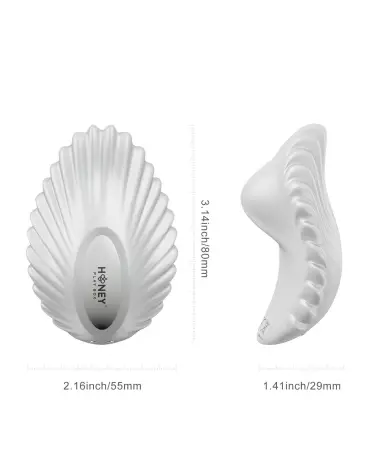 Image du Vibromasseur Pearl Blanc Honey Play Box avec contrôle par application-7
