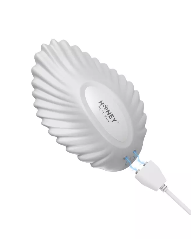 Image du Vibromasseur Pearl Blanc Honey Play Box avec contrôle par application-8
