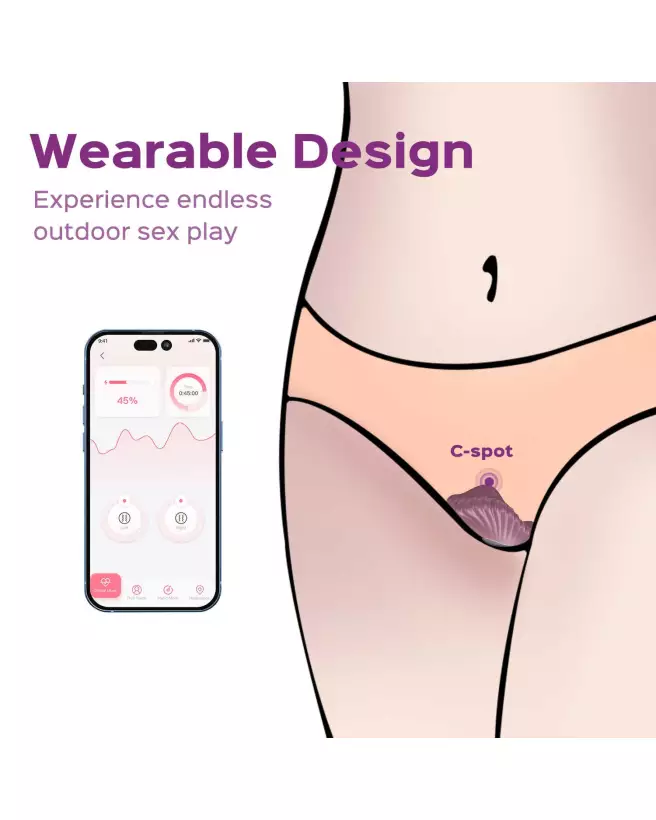 Image du Vibromasseur Pearl Blanc Honey Play Box avec contrôle par application-9