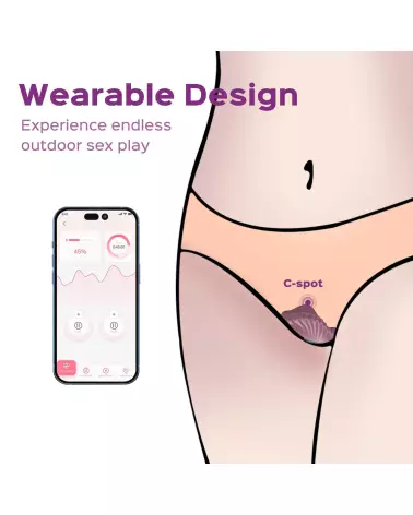 Image du Vibromasseur Pearl Blanc Honey Play Box avec contrôle par application-9