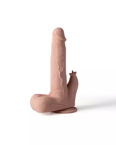 Gode réaliste vibrant Colter Honey Play Box avec fonctions va-et-vient et léchage-2