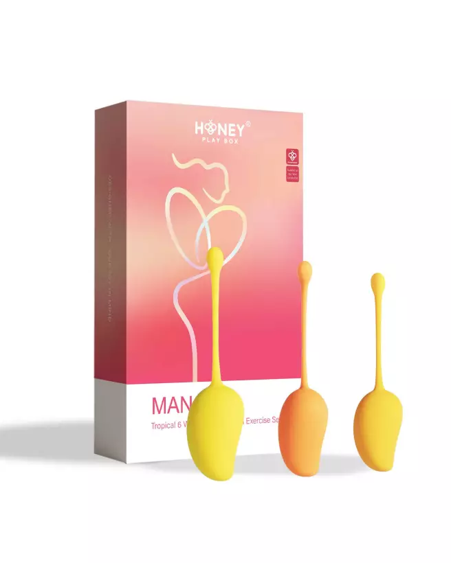 Set de 6 Boules de Geisha Honey Play Box pour renforcement pelvien et plaisir intime-1