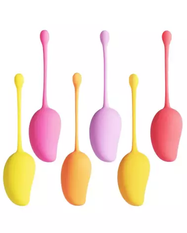 Set de 6 Boules de Geisha Honey Play Box pour renforcement pelvien et plaisir intime-2