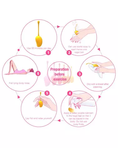 Set de 6 Boules de Geisha Honey Play Box pour renforcement pelvien et plaisir intime-5