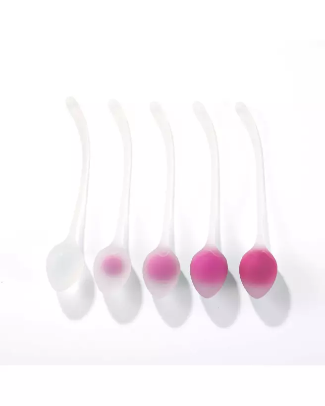Set de 5 Boules de Geisha Berry Rose de Honey Play Box pour exercices de Kegel-2