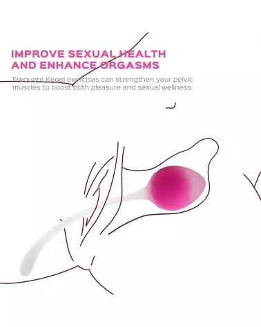 Set de 5 Boules de Geisha Berry Rose de Honey Play Box pour exercices de Kegel-5