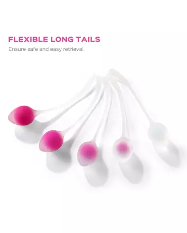 Set de 5 Boules de Geisha Berry Rose de Honey Play Box pour exercices de Kegel-6