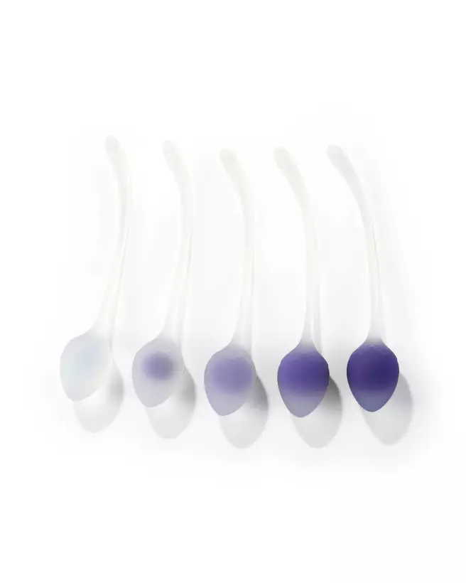 Image du set de 5 Boules de Geisha Purple Honey Play Box pour tonification pelvienne-2