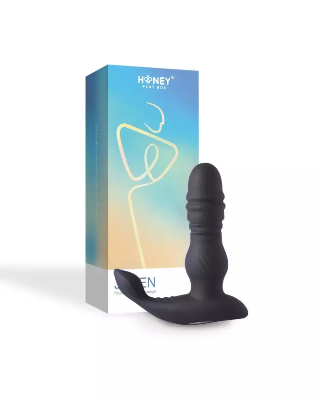 Vibromasseur de prostate Jaden vibrant noir Honey Play Box-1