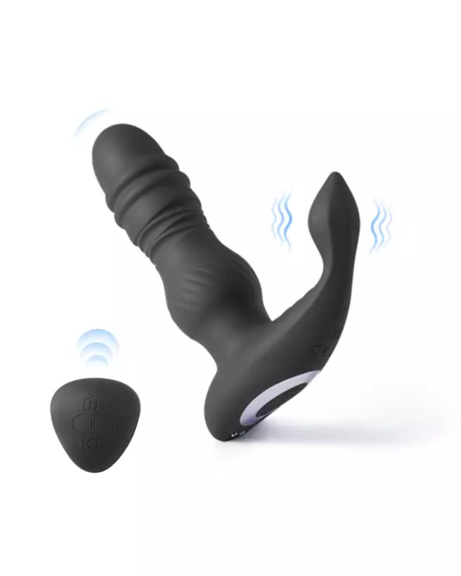 Vibromasseur de prostate Jaden vibrant noir Honey Play Box-2
