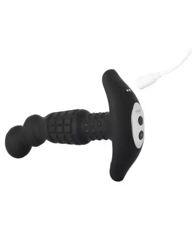 Image du Masseur Prostatique Vibrant Pineapple Man de Honey Play Box avec billes roulantes en noir-3