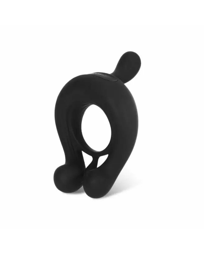 Image de l'Anneau Vibrant Kairos Noir par Honey Play Box - Stimulateur Masculin Haut de Gamme-3