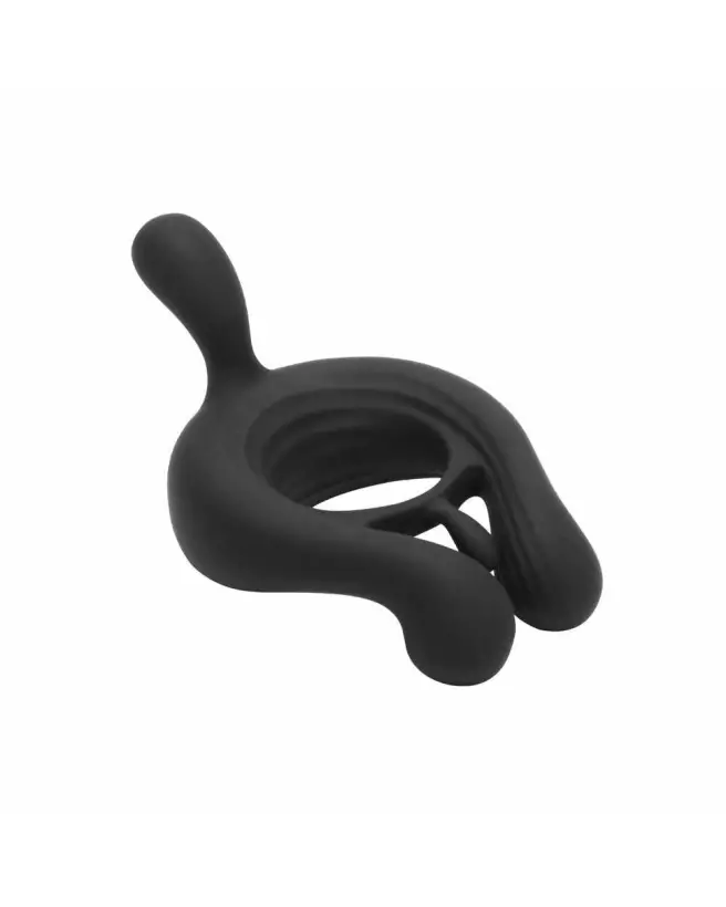 Image de l'Anneau Vibrant Kairos Noir par Honey Play Box - Stimulateur Masculin Haut de Gamme-5