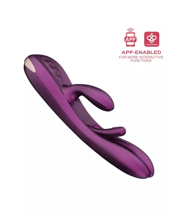 Image du Terri Rabbit mauve de Honey Play Box avec contrôle par appli-2