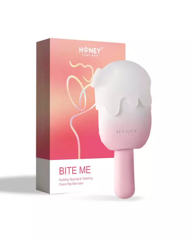 Stimulateur clitoridien double forme de glace Honey Play Box Bite Me-1