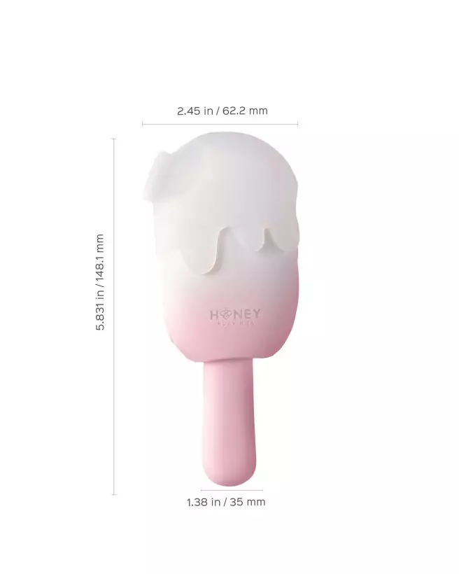 Stimulateur clitoridien double forme de glace Honey Play Box Bite Me-6