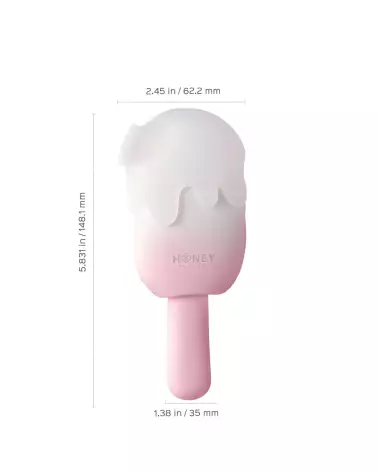 Stimulateur clitoridien double forme de glace Honey Play Box Bite Me-6