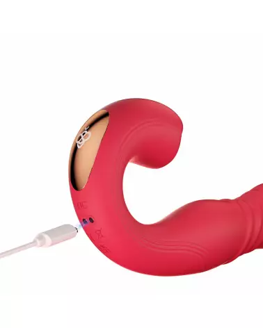 JOI THRUST 2 Bleu Honey Play Box stimulateur point G lèche-clitoris avec application-5