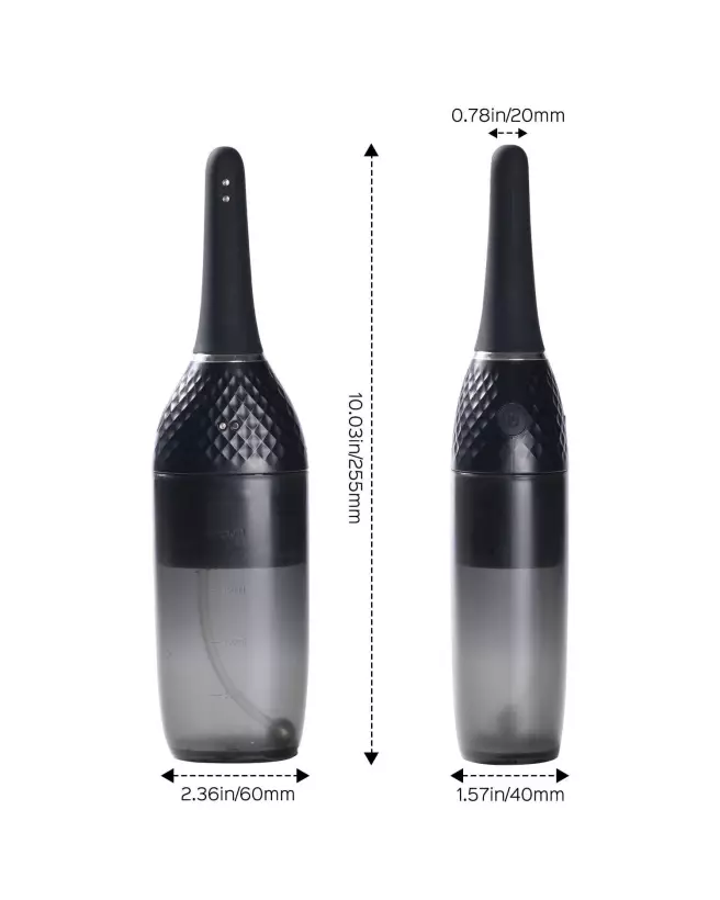 Nettoyeur anal automatique Auto Bulb noir Honey Play Box pour hygiène intime-7