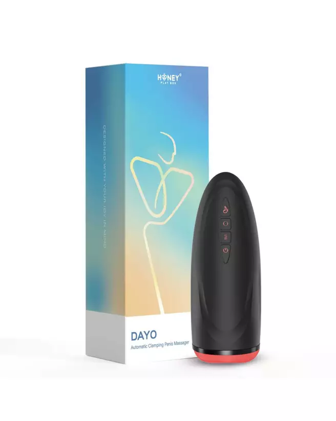Masturbateur Dayo de Honey Play Box noir vibrant et chauffant-1