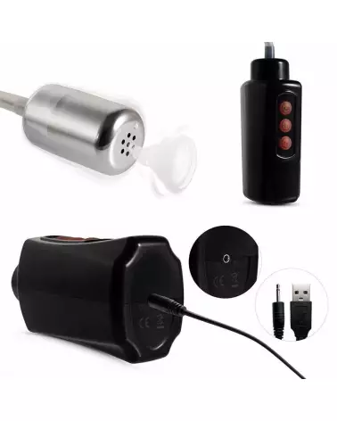 Photo de Carl Masturbateur Mains Libres avec Aspiration de Honey Play Box - Noir-2