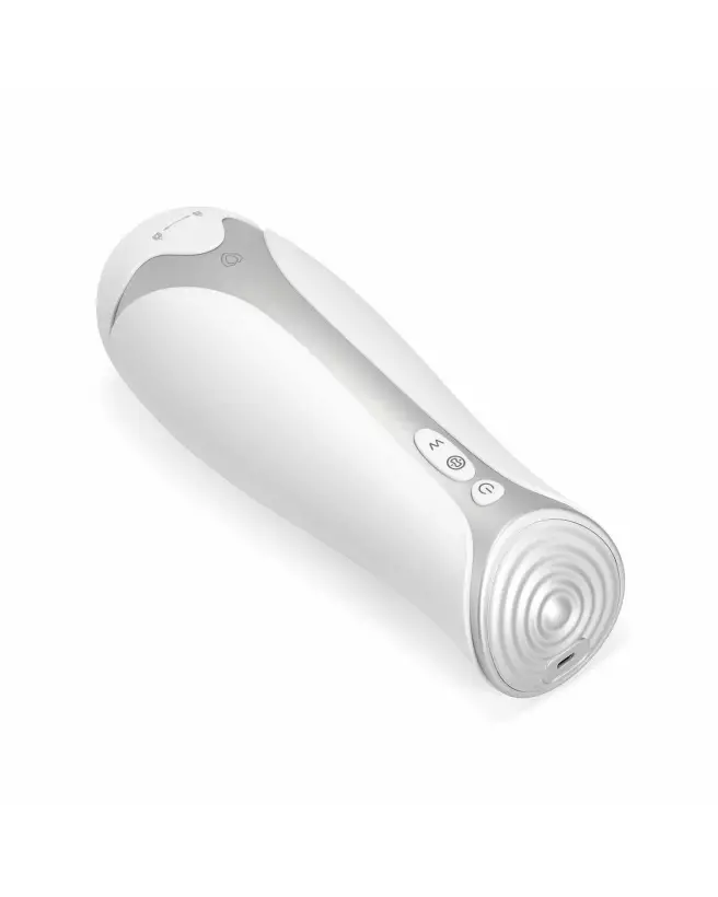 Masturbateur gonflable et aspirant Albus de Honey Play Box en blanc-3