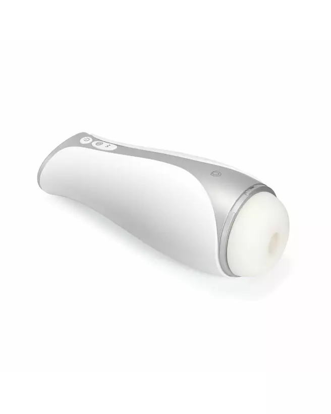 Masturbateur gonflable et aspirant Albus de Honey Play Box en blanc-4