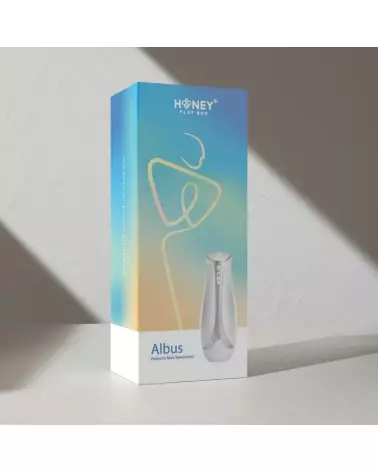Masturbateur gonflable et aspirant Albus de Honey Play Box en blanc-7