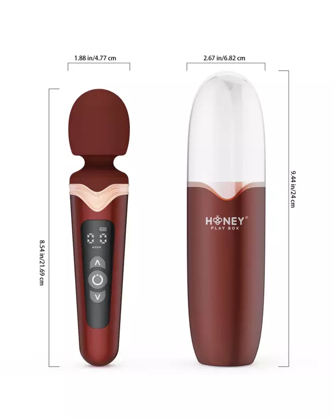 Image du Wand Masseur Stormi de Honey Play Box avec étui de charge-2