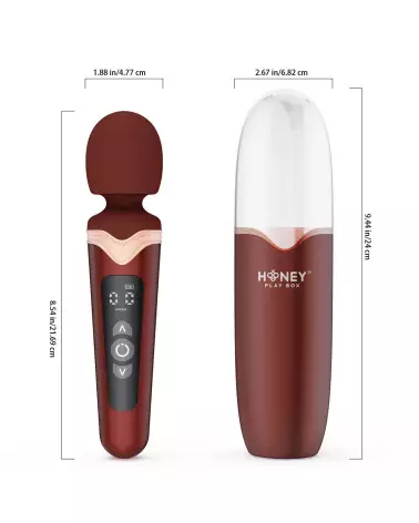 Image du Wand Masseur Stormi de Honey Play Box avec étui de charge-2