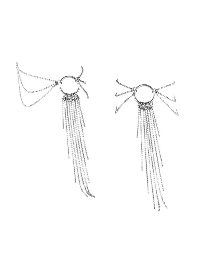 Chaîne de cheville en argent élégante Bijoux Indiscrets-2