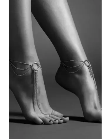Chaîne de cheville en argent élégante Bijoux Indiscrets-5