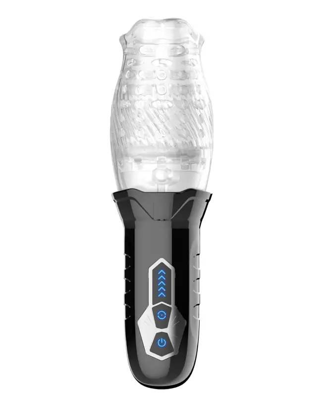 Masturbateur Vibrant Rotatif Blue Junker pour stimulation intense-1