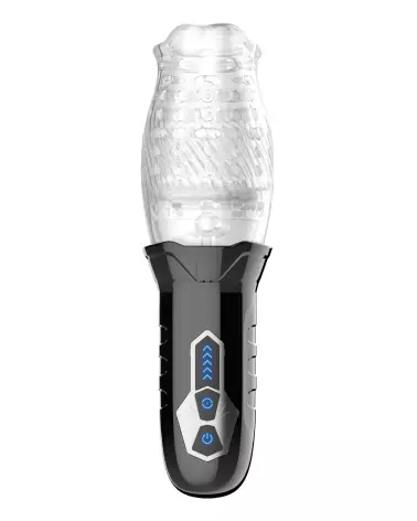 Masturbateur Vibrant Rotatif Blue Junker pour stimulation intense-1