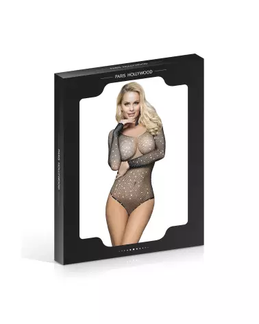 Body Strass Noir XL/XXL de Paris Hollywood en lingerie élégante-4