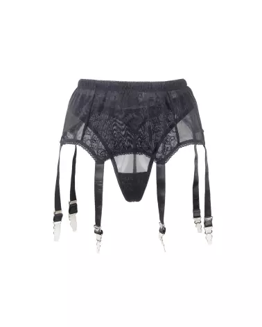 Porte-jarretelles noir 6 clips Paris Hollywood taille 4XL 5XL-3