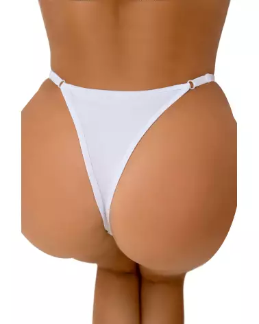 String STG Strass Blanc Paris Hollywood Lingerie Élégante-2