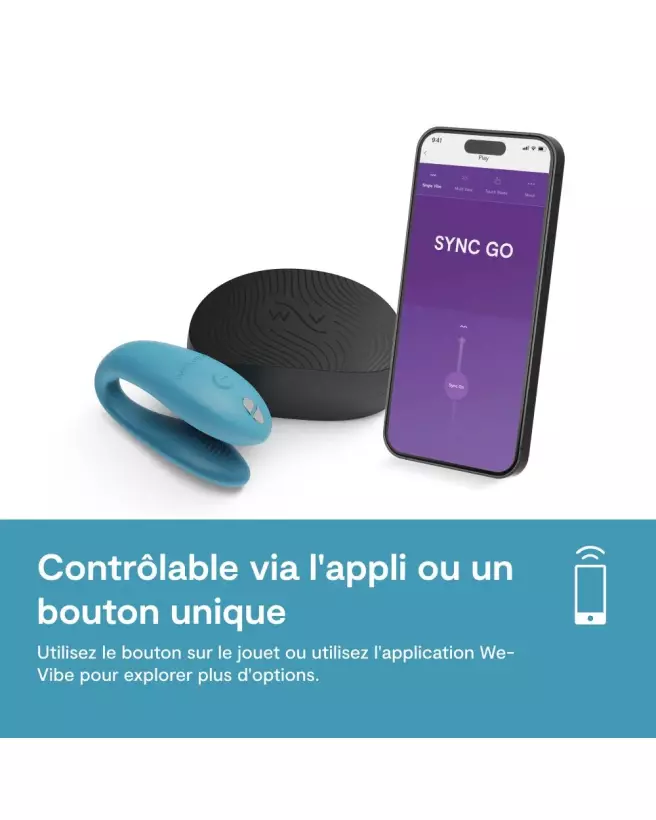 Image du Sync Go de We-Vibe, sextoy connecté contrôlable via application pour couples-1