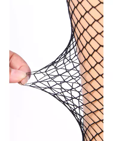 Bas résille noir Paris Hollywood élégants pour tenue séductrice-5