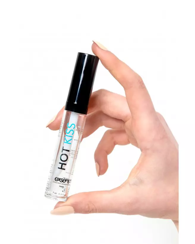 Lip Gloss Hot Kiss Coco par Exsens pour des lèvres brillantes et hydratées-2